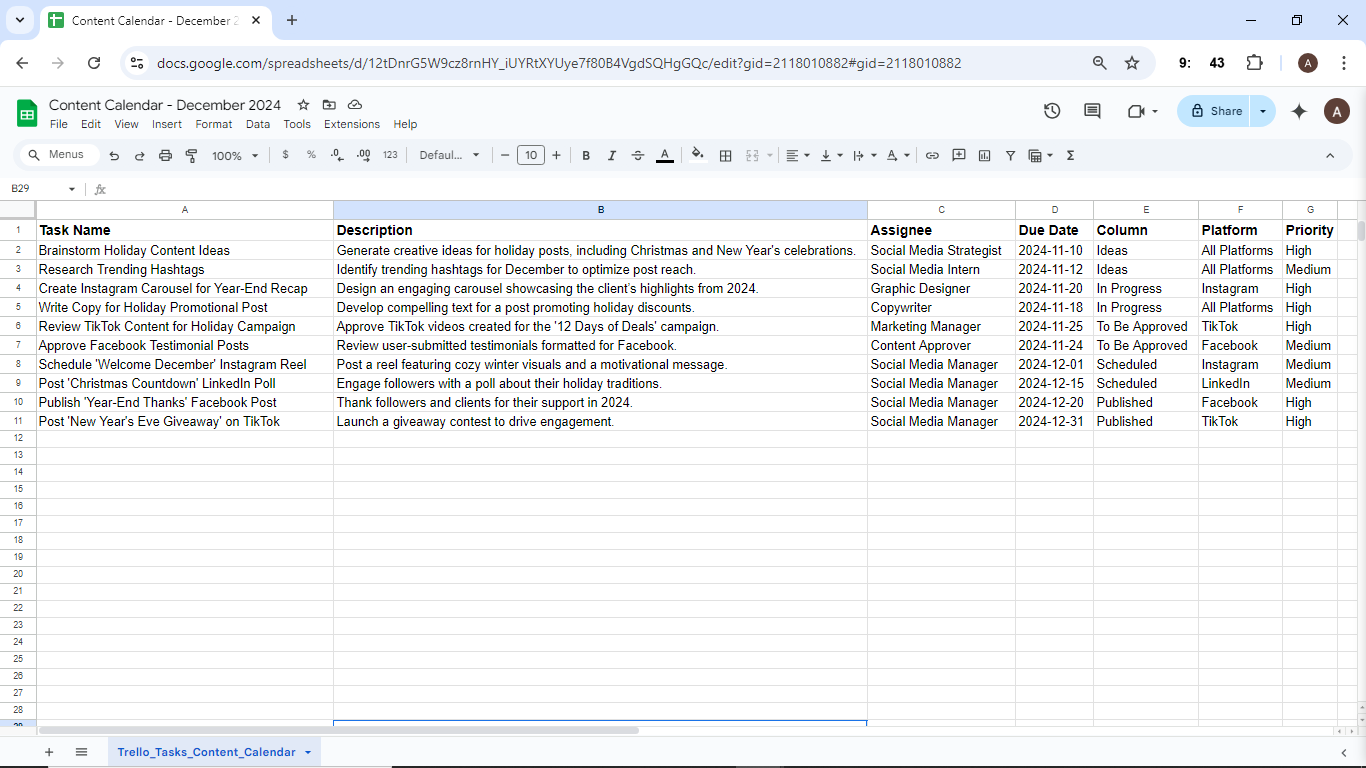 Trello board screenshot 1